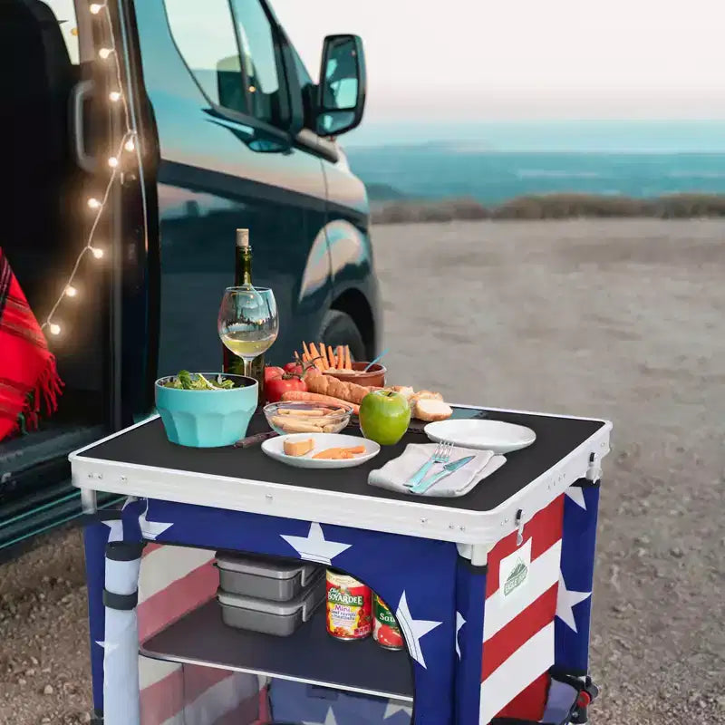 Table de camping pliante d'extérieur