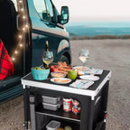 Table de camping pliante d'extérieur
