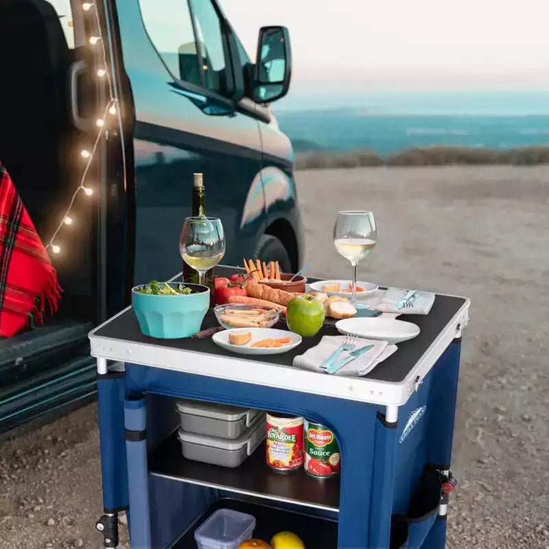 Table de camping pliante d'extérieur