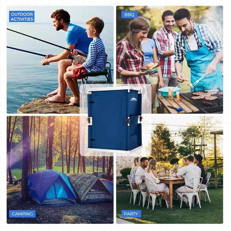 Table de camping pliante d'extérieur