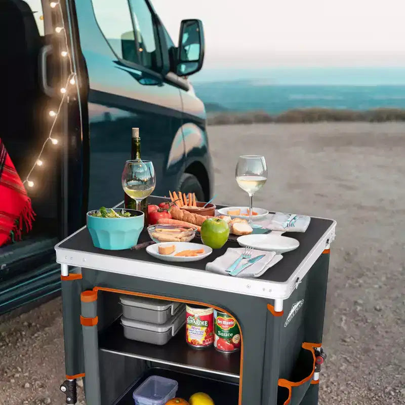 Table de camping pliante d'extérieur