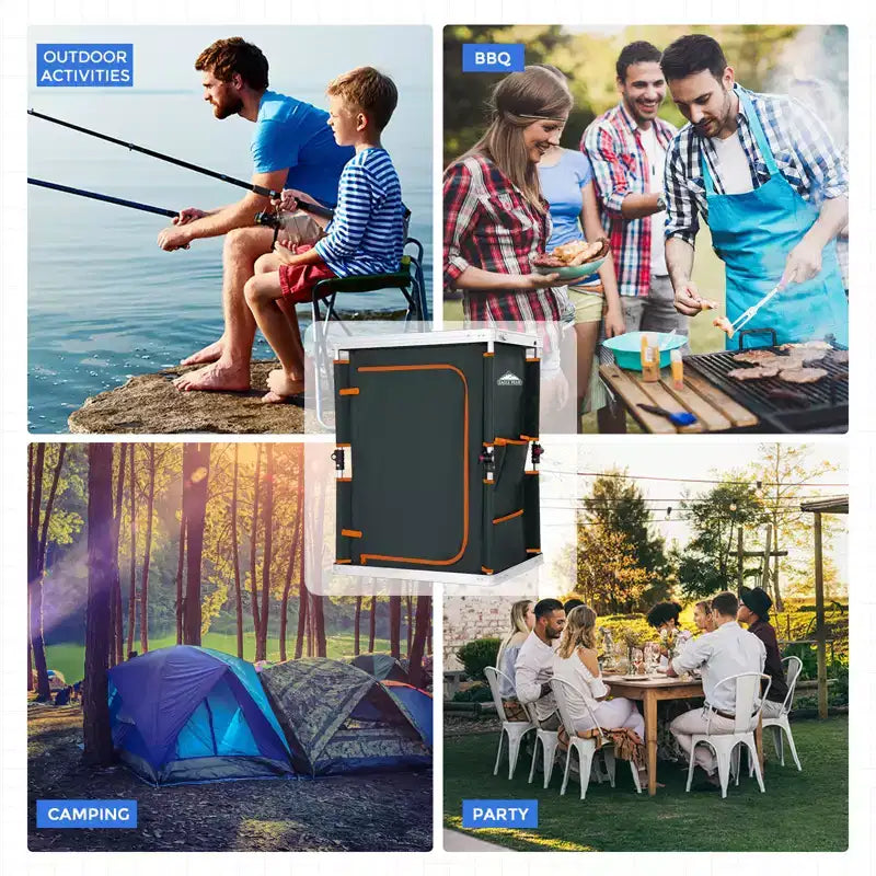 Table de camping pliante d'extérieur