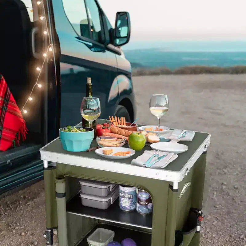 Table de camping pliante d'extérieur