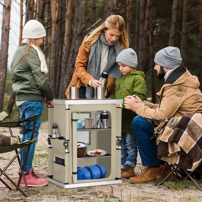Table de camping pliante d'extérieur
