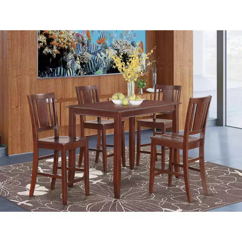 Table hauteur comptoir et chaises hauteur comptoir