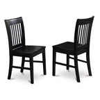 Salle à manger formelle Belmont - Table et chaises de dinette, noir