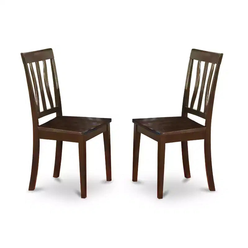 Table de cuisine et 2 chaises de salle à manger Belmont, Cappuccino