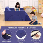 Canapé pour enfants, canapé de jeu modulaire pour tout-petits - Convertible multifonctionnel pour salle de jeux ou chambre d'enfant