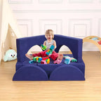 Canapé pour enfants, canapé de jeu modulaire pour tout-petits - Convertible multifonctionnel pour salle de jeux ou chambre d'enfant