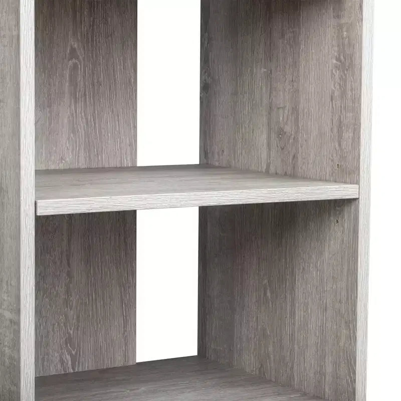 Bureau d'ordinateur moderne P2 en aggloméré de 15 mm gris