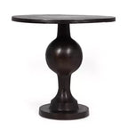 Table à manger circulaire Devries en aluminium, faite à la main et de style moderne