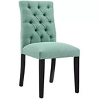 Chaise de salle à manger en tissu Duchess