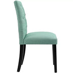 Chaise de salle à manger en tissu Duchess