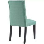 Chaise de salle à manger en tissu Duchess