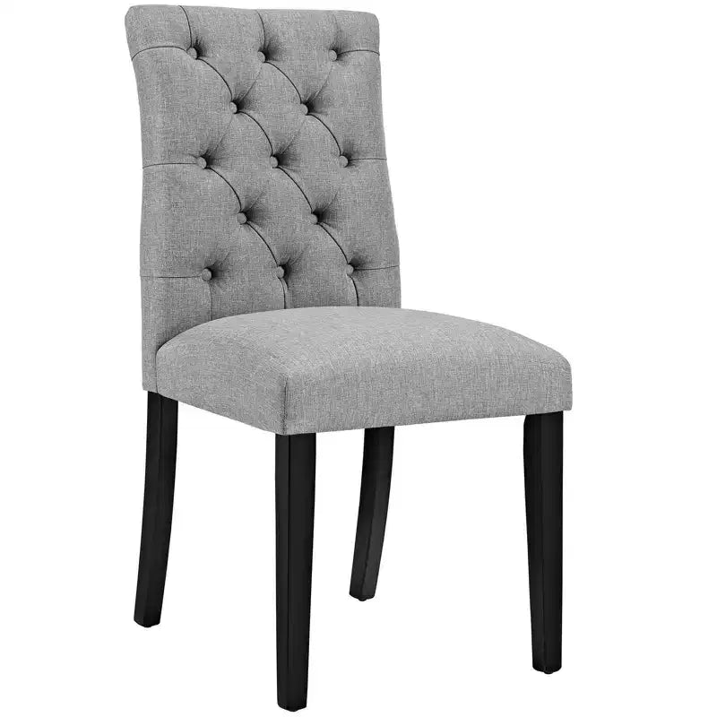 Chaise de salle à manger en tissu Duchess