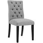 Chaise de salle à manger en tissu Duchess