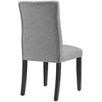 Chaise de salle à manger en tissu Duchess