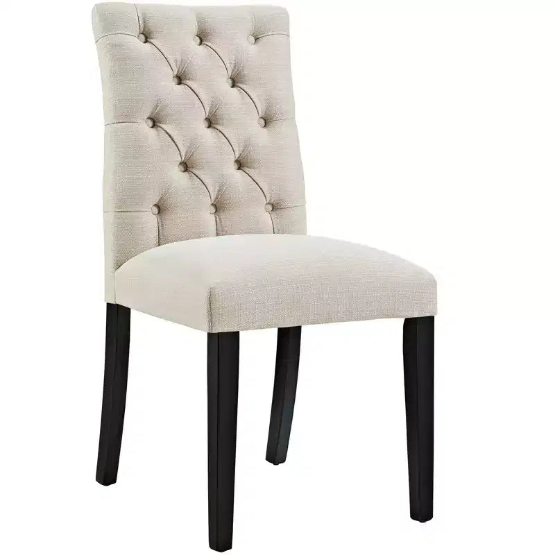 Chaise de salle à manger en tissu Duchess