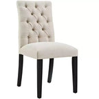 Chaise de salle à manger en tissu Duchess