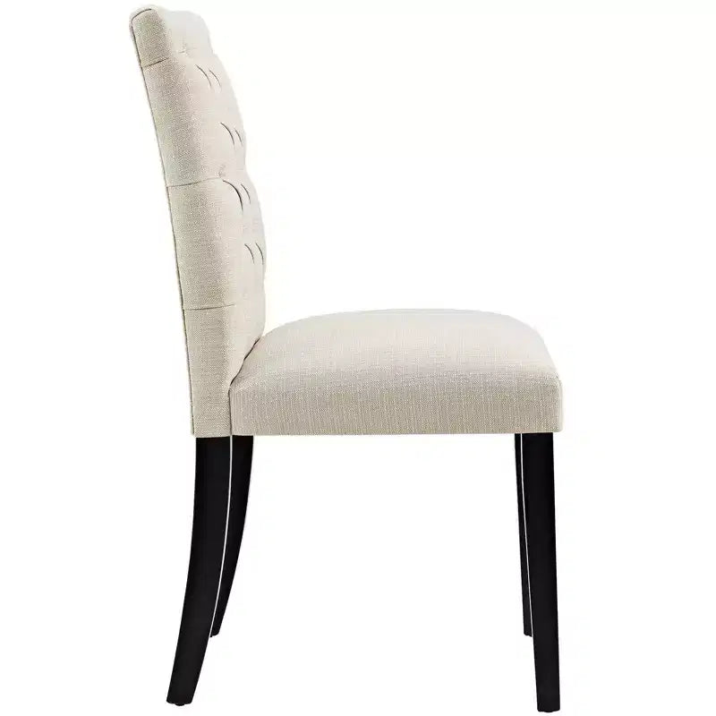 Chaise de salle à manger en tissu Duchess