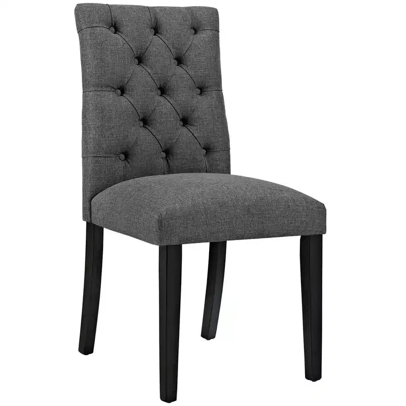Chaise de salle à manger en tissu Duchess