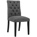 Chaise de salle à manger en tissu Duchess
