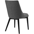 Chaise de salle à manger en tissu Viscount