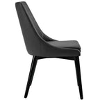 Chaise de salle à manger en tissu Viscount