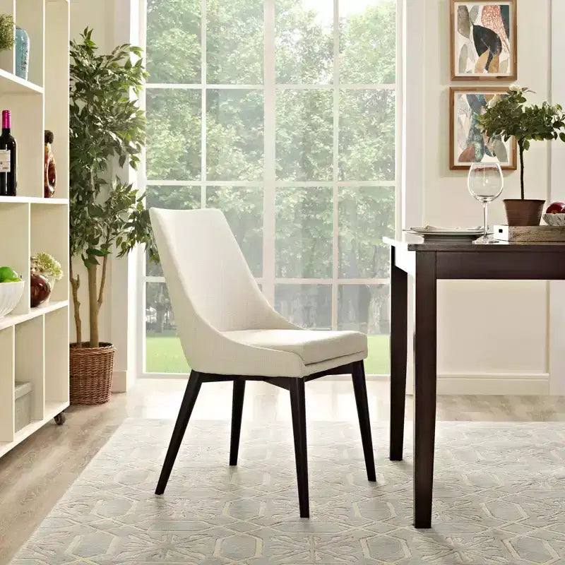 Chaise de salle à manger en tissu Viscount