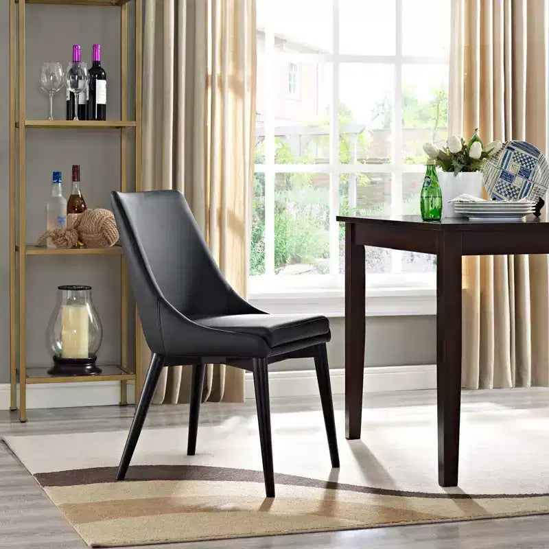 Chaise de salle à manger en tissu Viscount