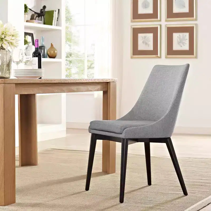 Chaise de salle à manger en tissu Viscount