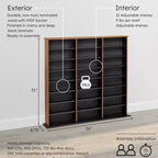 Rangement mural triple largeur
