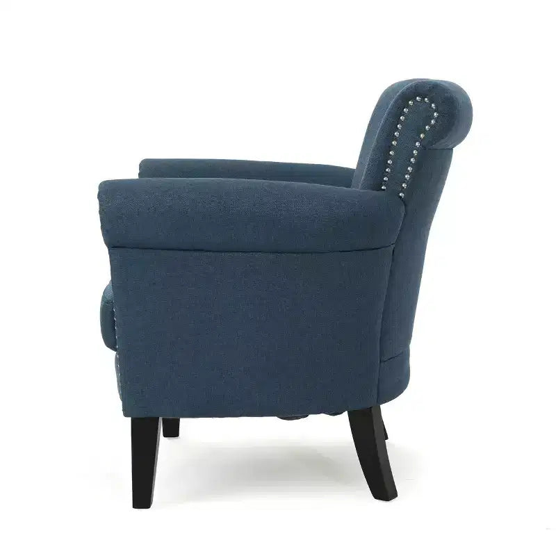 Fauteuil club clouté Brice Vintage