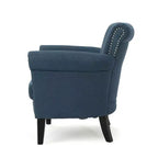 Fauteuil club clouté Brice Vintage
