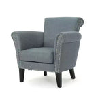 Fauteuil club clouté Brice Vintage