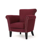 Fauteuil club clouté Brice Vintage