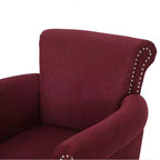 Fauteuil club clouté Brice Vintage
