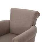 Fauteuil club clouté Brice Vintage