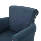 Fauteuil club clouté Brice Vintage