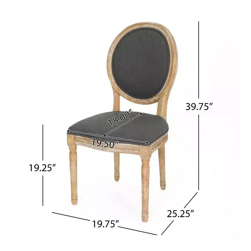 Chaises de salle à manger Phinnaeus Farmhouse (lot de 2)